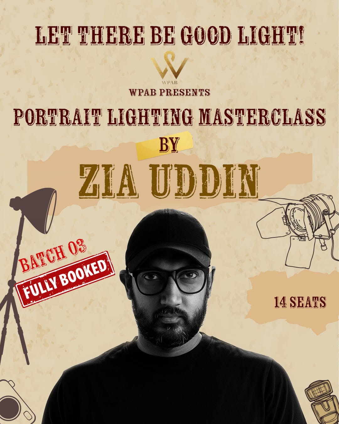 WPAB presents Portrait Lighting Masterclass with Zia Uddin Batch 03